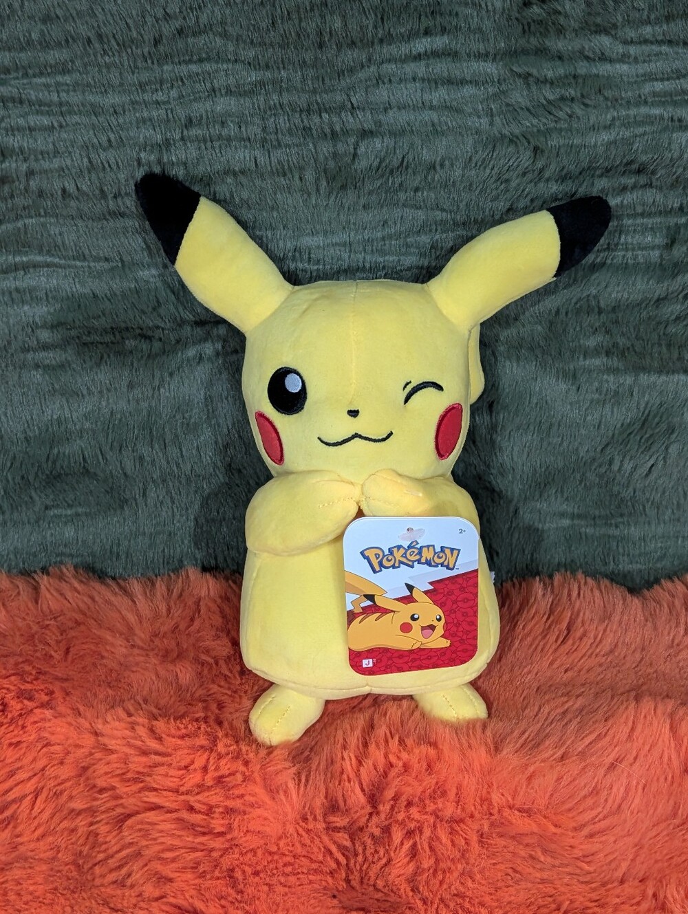 Brand New Authentic 2026 Pokemon Jazwares Pikachu 8 Inch Plush Stuffed Animal